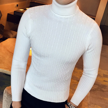 Suéter de cuello alto para hombre