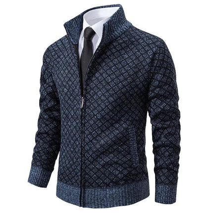 Chaqueta de punto jacquard Remy Royal