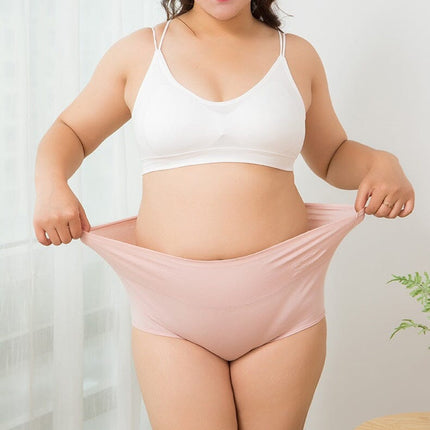 Kit 4 Braguitas Plus Size Beauty Algodón