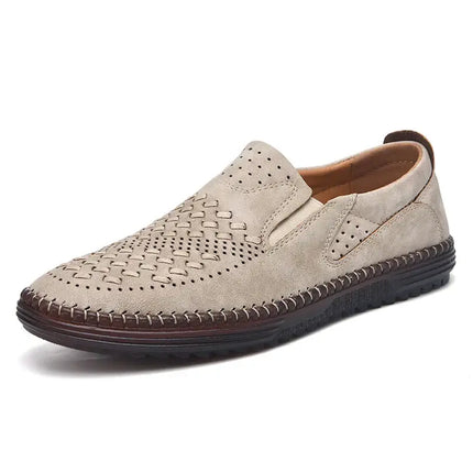 Mocasines de piel auténtica Roma